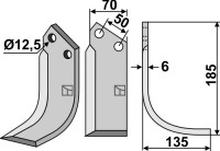 Fräsmesser 185x70mm, rechts gallery 13_2nd