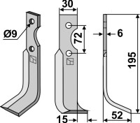 Fräsmesser 195x30mm, rechts gallery 10_2nd
