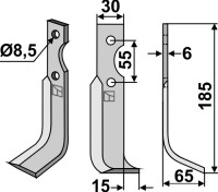 Fräsmesser 185x30mm, rechts gallery 8_2nd