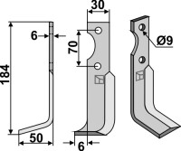 Fräsmesser 184x30mm, links gallery 18_2nd