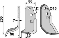Fräsmesser 200x80mm, links gallery 4_2nd