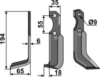 Fräsmesser 194x35mm, links gallery 1_2nd