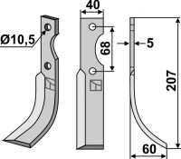 Fräsmesser 207x40mm, rechts gallery 17_2nd