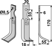 Fräsmesser 170x30mm, rechts gallery 17_2nd