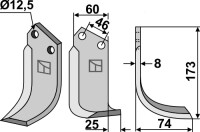 Fräsmesser 173x60mm, rechts gallery 17_2nd