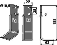 Fräsmesser 188x50mm, rechts gallery 10_2nd
