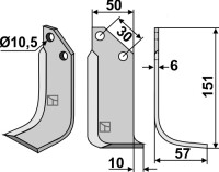Fräsmesser 151x50mm, rechts gallery 16_2nd