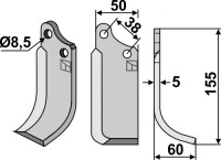 Fräsmesser 155x50mm, rechts gallery 25_2nd