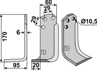 Fräsmesser 170x60mm, links gallery 1_2nd
