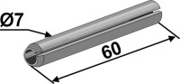 Spannstift - Ø7x60 2