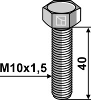Sechskantschraube M10x1,5x40 ohne Mutter
