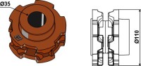 Nusskettenrad Ø110 2
