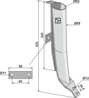 Güllerohr Universal Ø58 2