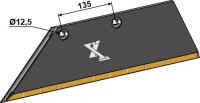 Schar-Hinterteil 15x150 SB45D L - links - Hartmetall