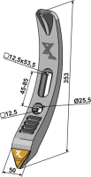 Schmalschar - Hartmetall 2