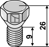 Schraube M12x1,25