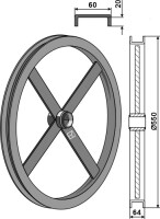 Streichblech-Hinterteil - rechts 2