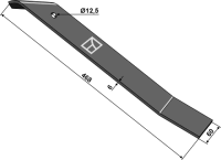 Messer links für Messeregge 2