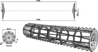Krümlerwalzen - 1440mm