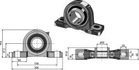 Stehlager UCP - Ø50 2