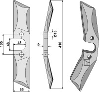 Spatenkrümler Messer - rech gallery 2_2nd
