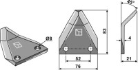 Futtermischwagenmesser 2