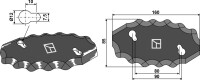 Futtermischwagenmesser, rechts 2