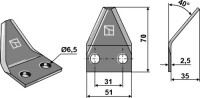 Futtermischwagenmesser 2