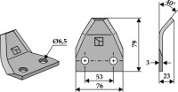 Futtermischwagenmesser 2