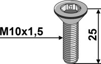 Innensechskantschraube M10x1,5x25 2
