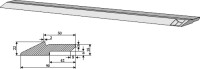 Schürfschiene ST70-2 - 90x22x1000 gallery