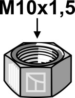 Sechskantmutter - M10x1,5 2