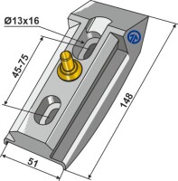 Halter komplett - Serie 410 2