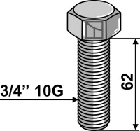 Schraube 3/4 10G 2
