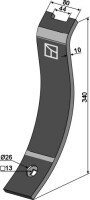 Leitblech 340x80mm 2
