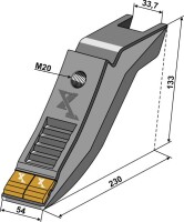 Scharspitze - Hartmetall 2