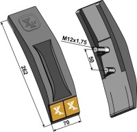 Scharspitze - Hartmetall 2