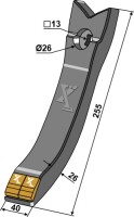 Scharspitze - Hartmetall 2