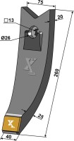 Scharspitze - Hartmetall 2