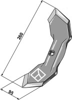 Grubberschar Fraudge 260mm 2