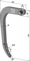 Schwergrubberstiel - 570mm