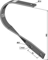 Zinken 40x8 - links 2