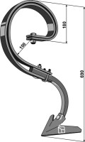 Grossfederzinken mit Schar 2