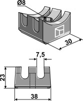 Halter fÃ¼r Striegelzinken 2