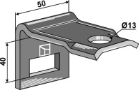 Halter fÃ¼r Zinken 32x10 2