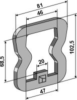 Platte 102,5x8x81 2