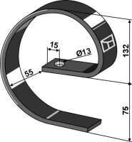 Verstärkungsfeder 45x10 2