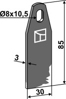 Vertikutiermesser 2