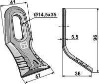 Y-Messer 96x41mm gallery 4_2nd