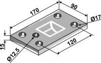 Halteplatte 2